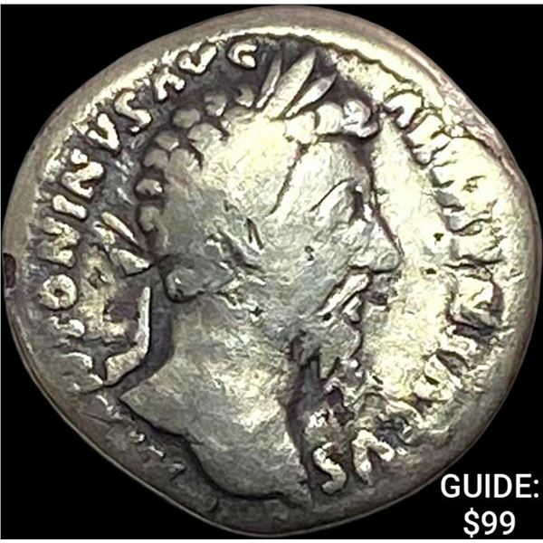 Roman Commodus 177-192 AD Silver Denarius NEARLY UNCIRCULATED