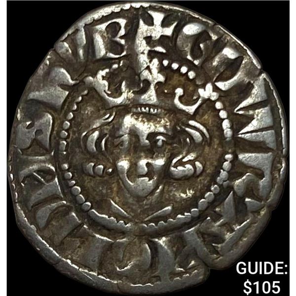 1307-1327 England Silver Penny NEARLY UNCIRCULATED