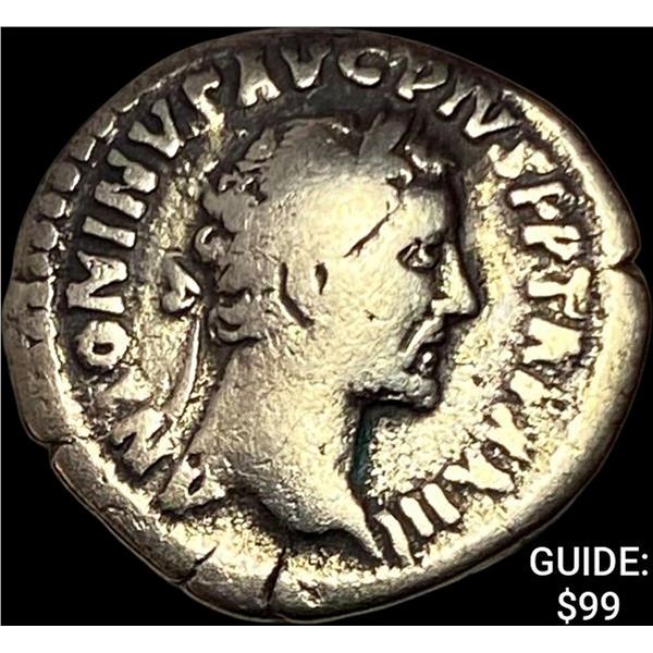 Roman Ant. Pius 138-161 AD Silver Denarius NEARLY UNCIRCULATED