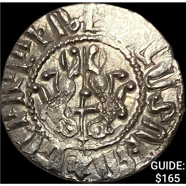 1198-1219 AD Crusades Armenia Silver Tram CLOSELY UNCIRCULATED