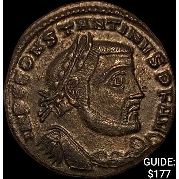 Roman Const. Chlorus 305-307 BI Follis CHOICE AU