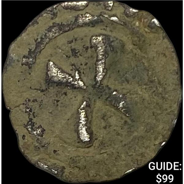 1000s-1200s French Feudal Silver Denier ABOUT UNCIRCULATED