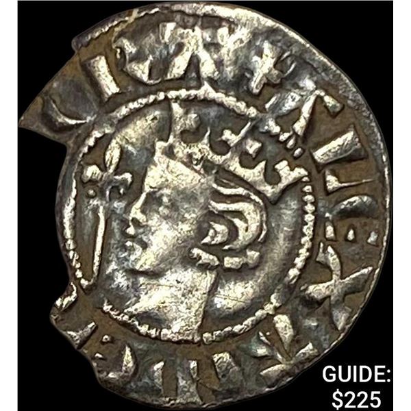 1280-86 Scotland Silver Penny-Alex. III NEARLY UNCIRCULATED