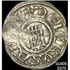 Image 1 : 1143-63 Crusader Jerusalem Silver Denier CLOSELY UNCIRCULATED