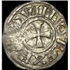 Image 2 : 1143-63 Crusader Jerusalem Silver Denier CLOSELY UNCIRCULATED