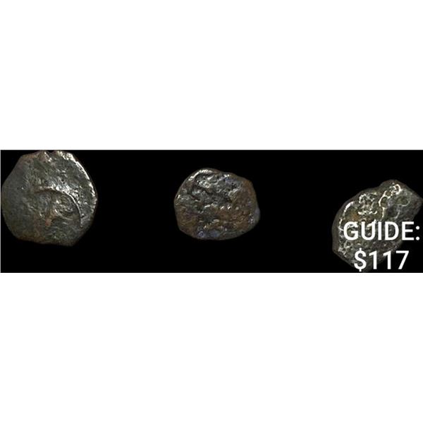 [3]103-76 BC Biblical Widow's Mite, Mark 12:41-44 NEARLY UNCIRCULATED