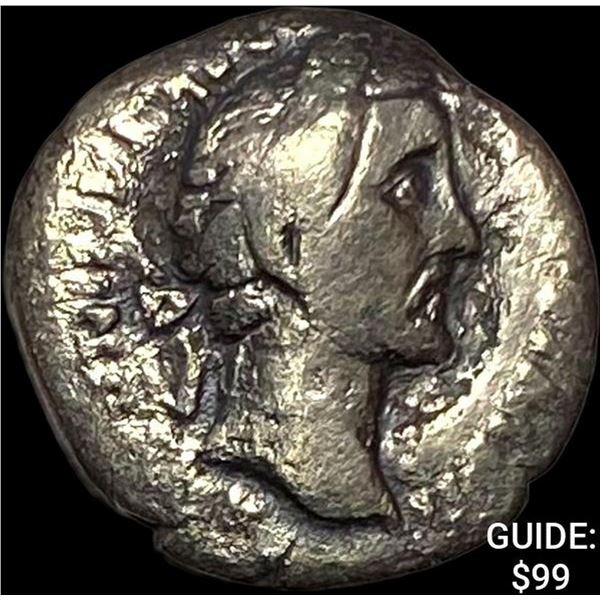 Roman Ant. Pius 138-161 AD Silver Denarius ABOUT UNCIRCULATED