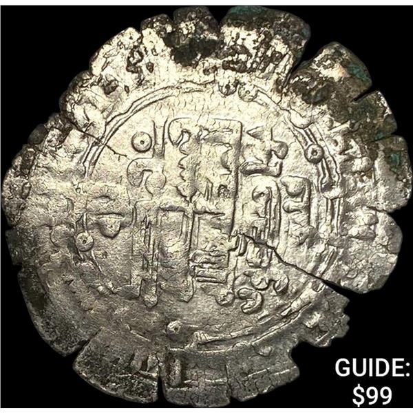 Samanid Dynasty 336-387AH Silver Dirhem NEARLY UNCIRCULATED