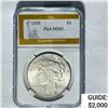 Image 1 : 1935 Silver Peace Dollar PGA MS65