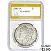 Image 1 : 1885-CC Morgan Silver Dollar PGA MS63