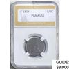Image 1 : 1804 Draped Bust Half Cent PGA AU55