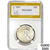 Image 1 : 1937 Walking Liberty Half Dollar PGA MS65