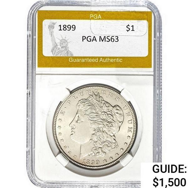 1899 Morgan Silver Dollar PGA MS63