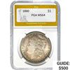 Image 1 : 1880 Morgan Silver Dollar PGA MS64
