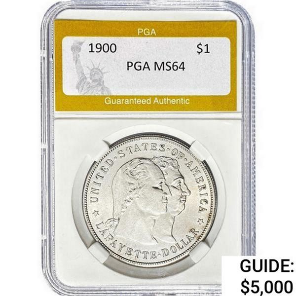 1900 Lafayette Dollar PGA MS64 PGA