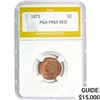 Image 1 : 1871 Indian Head Cent PGA PR65 Red
