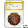 Image 1 : 1882-CC Morgan Silver Dollar PGA MS66