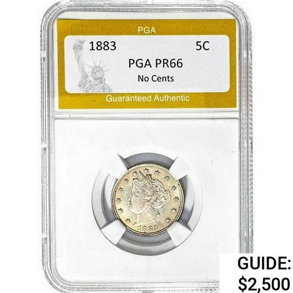 1883 Liberty Victory Nickel PGA PR66 No Cents