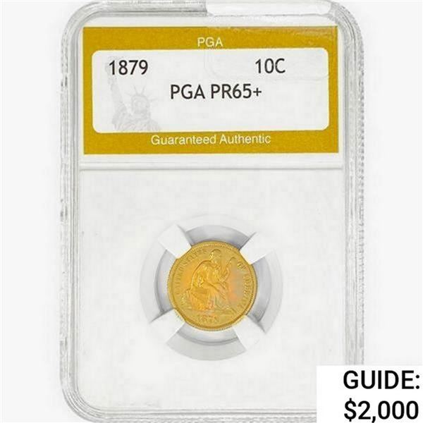 1879 Seated Liberty Dime PGA PR65+