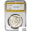 Image 1 : 1921 Silver Peace Dollar PGA MS64