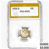 Image 1 : 1920-D Mercury Silver Dime PGA MS65