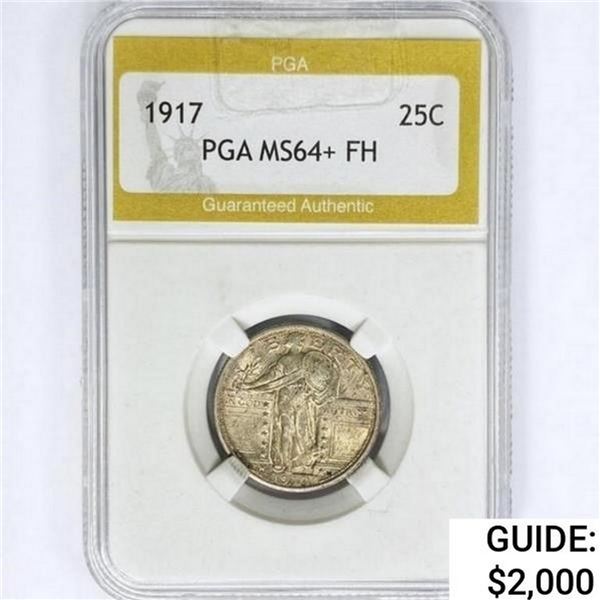 1917 Standing Liberty Quarter PGA MS64+ FH