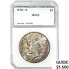 1935-S Silver Peace Dollar PGA MS62