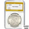 Image 1 : 1926 Silver Peace Dollar PGA MS64