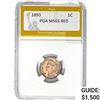 Image 1 : 1893 Indian Head Cent PGA MS65 Red