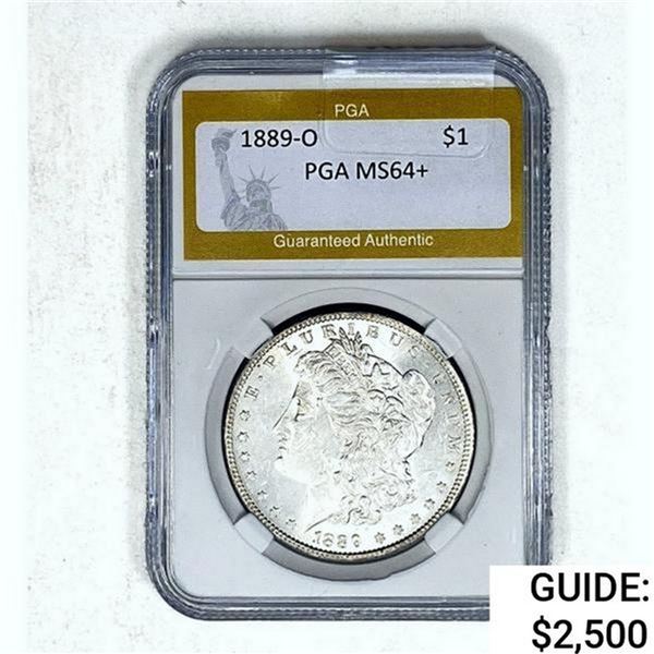 1889-O Morgan Silver Dollar PGA MS64+