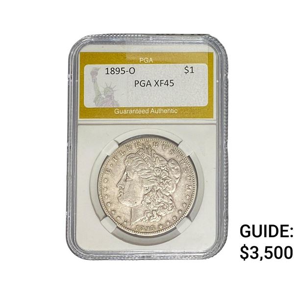 1895-O Morgan Silver Dollar PGA XF45