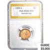 Image 1 : 1909-S Wheat Cent PGA MS66 Red Planchett Flaw
