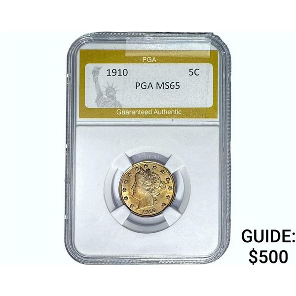 1910 Liberty Victory Nickel PGA MS65