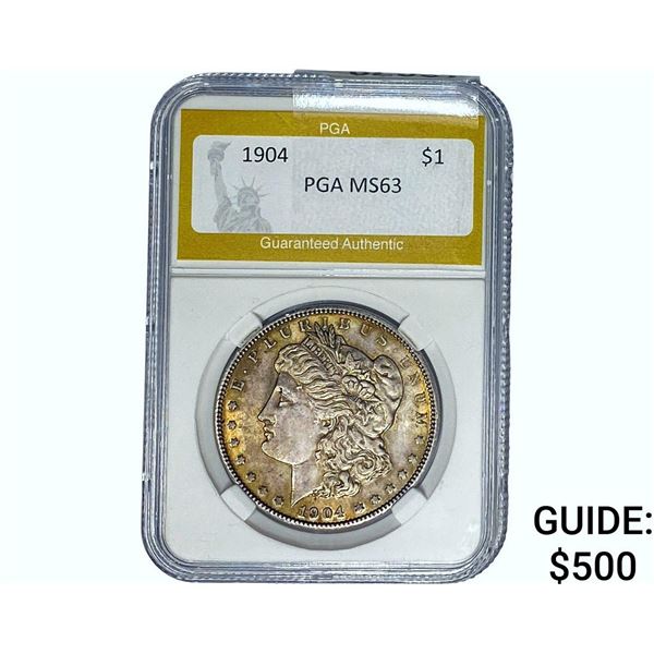1904 Morgan Silver Dollar PGA MS63