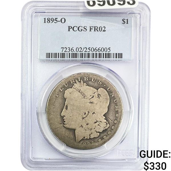 1895-O Morgan Silver Dollar PCGS FR02