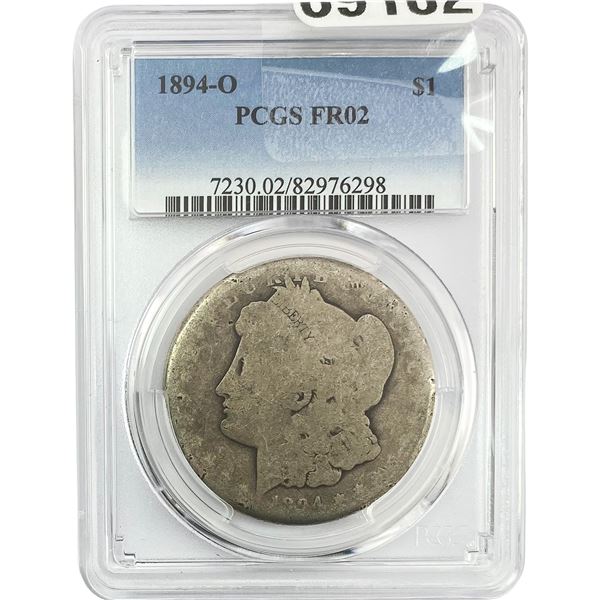1894-O Morgan Silver Dollar PCGS FR02