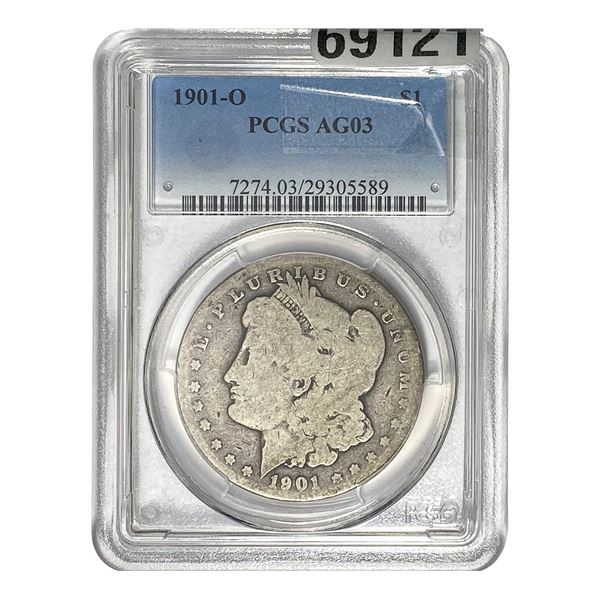 1941-O Morgan Silver Dollar PCGS AG03
