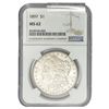 Image 1 : 1897 Morgan Silver Dollar NGC MS62