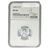 Image 1 : 1943 D Wheat Cent NGC MS66
