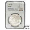 Image 1 : 1887 Morgan Silver Dollar NGC MS65