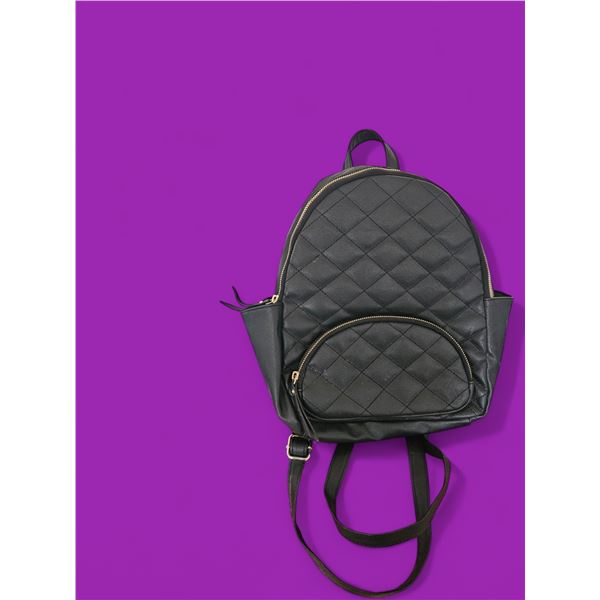 Black Backpack Purse
