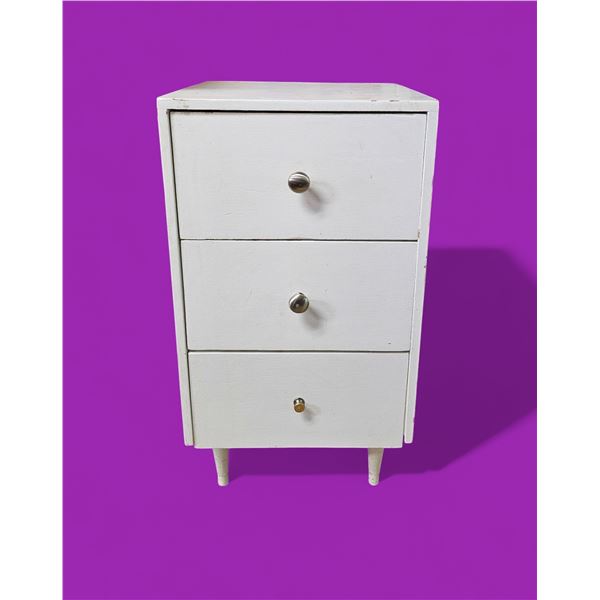 Three Drawer End Table