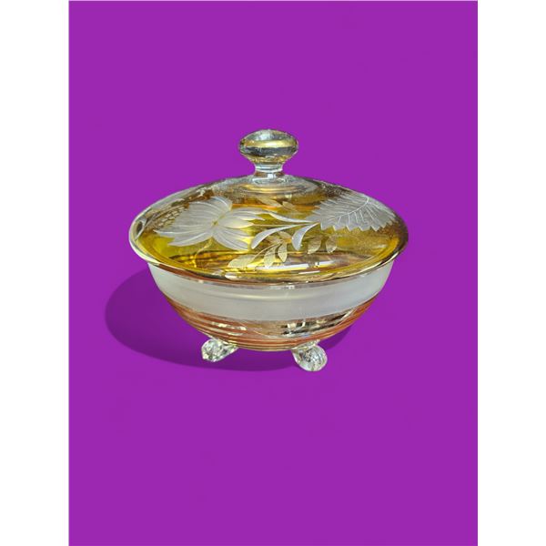 Small Glass Dish With Lid