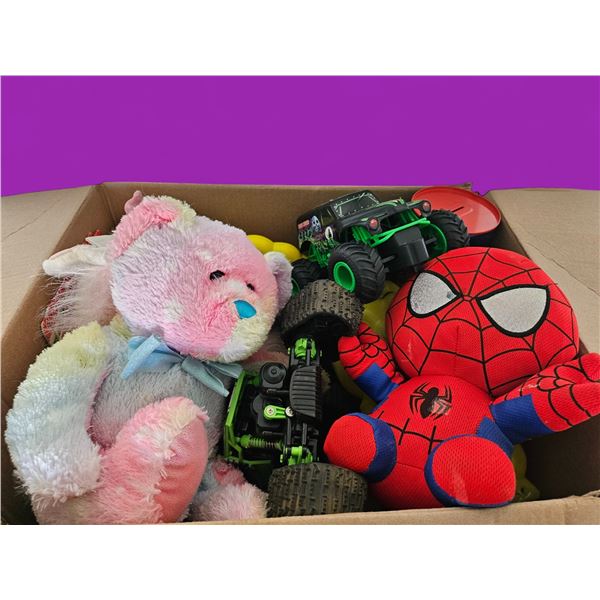Box Of Stuffies & Toys