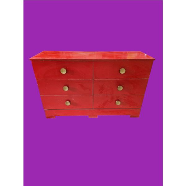 Red Dresser