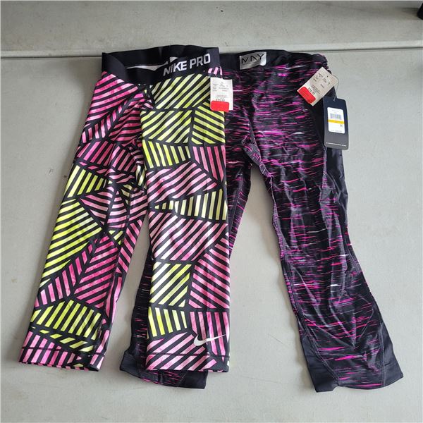 Nike Pro Bottoms Sz XS & New York Marc Performance Bottoms Sz S