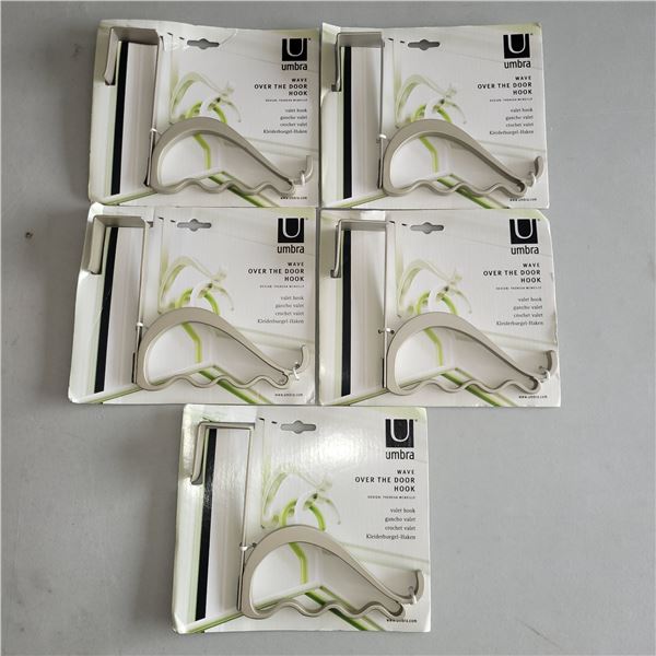 5x Umbra Over The Door Hooks