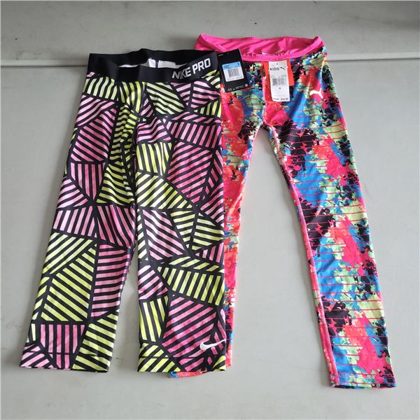 Nike Pro Bottomos Sz M & Puma Kids Bottoms Sz M