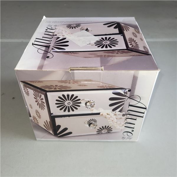 Allure 2 Drawer Mirrored Jewellery Keepsake Box