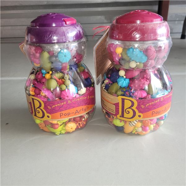 2x Pop-Arty! 500 Piece Art & Crafts Beads